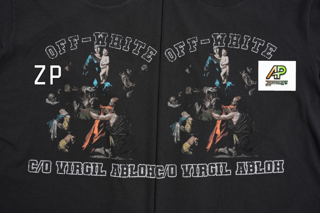 Off-White Caravaggio Vintage Graphic Short Sleeves T-Shirt