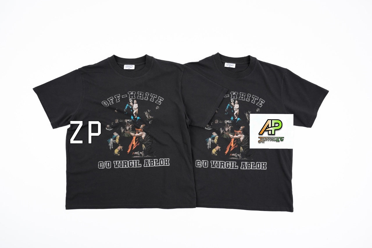 Off-White Caravaggio Vintage Graphic Short Sleeves T-Shirt