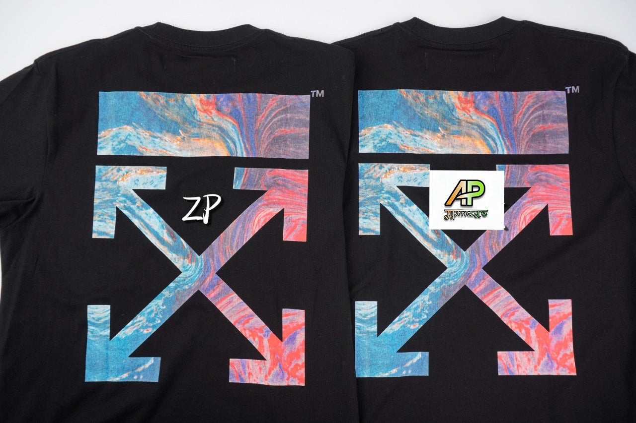 Off-White Multi-Screen Graphic OS Short Sleeves T-Shirt