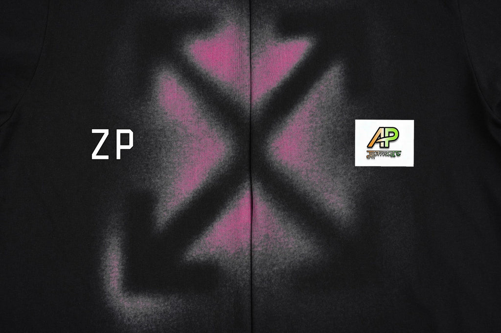 Off-White Retro Washed Distressed Short Sleeves T-Shirt