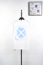 Off-White Retro Washed Distressed Short Sleeves T-Shirt