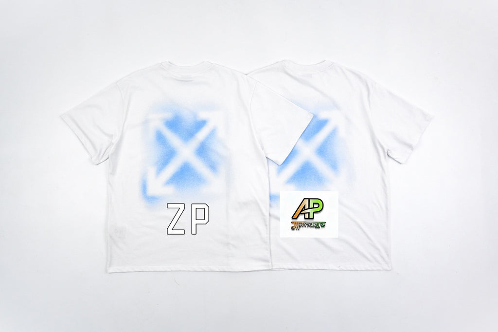 Off-White Retro Washed Distressed Short Sleeves T-Shirt