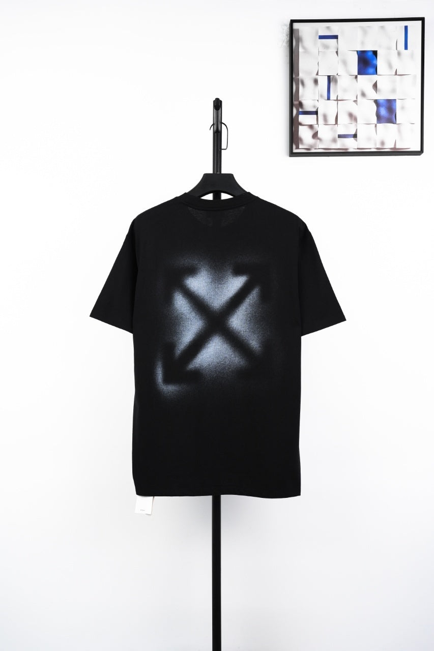 Off-White Retro Washed Distressed Short Sleeves T-Shirt