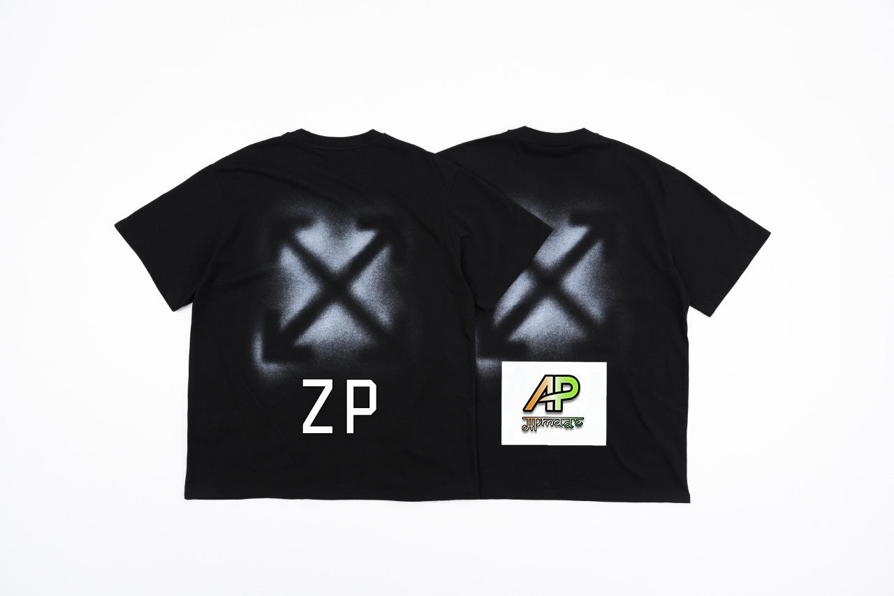 Off-White Retro Washed Distressed Short Sleeves T-Shirt