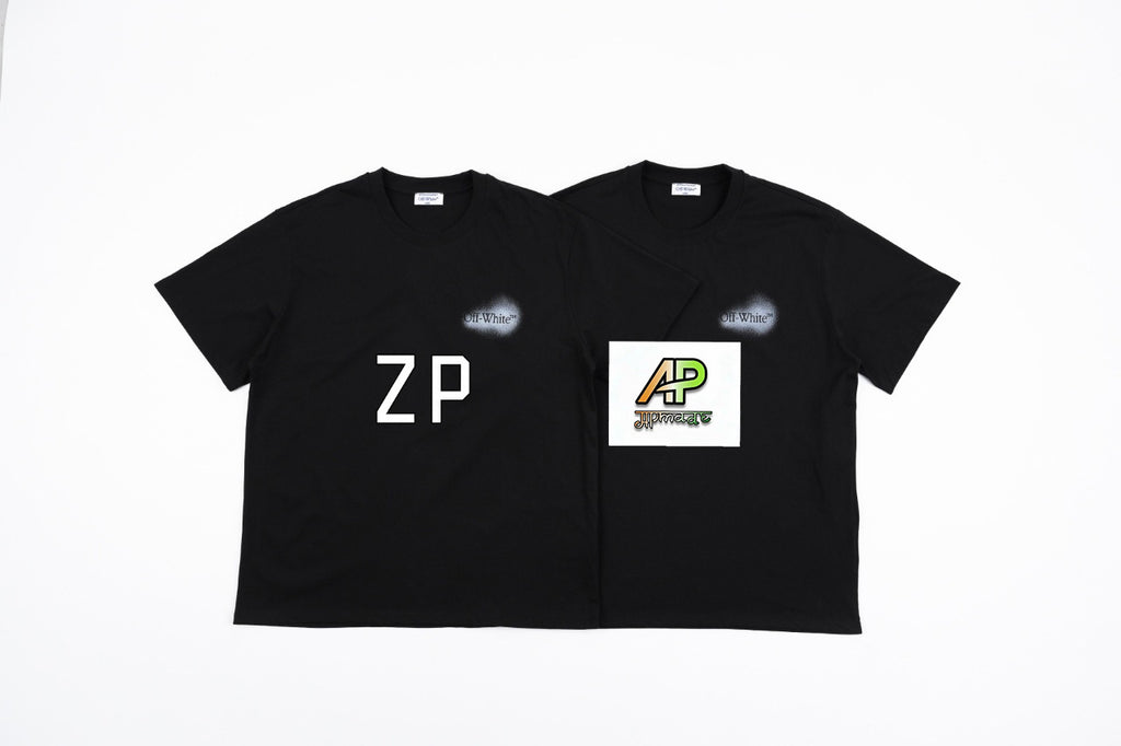 Off-White Retro Washed Distressed Short Sleeves T-Shirt