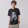 Off-White Vintage Washed Distressed Short Sleeves T-Shirt