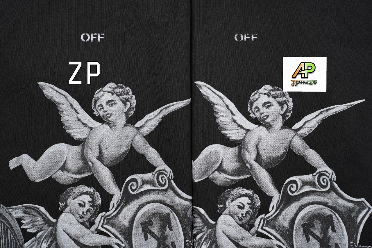 Off-White Vintage Washed Distressed Short Sleeves T-Shirt