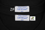 Off-White Vintage Washed Distressed Short Sleeves T-Shirt