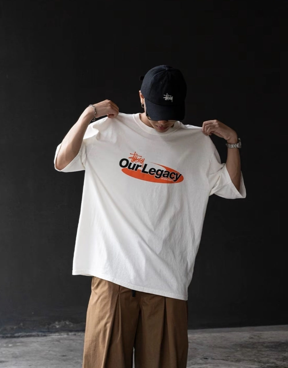 Stussy x Our Legacy Swirl Tee