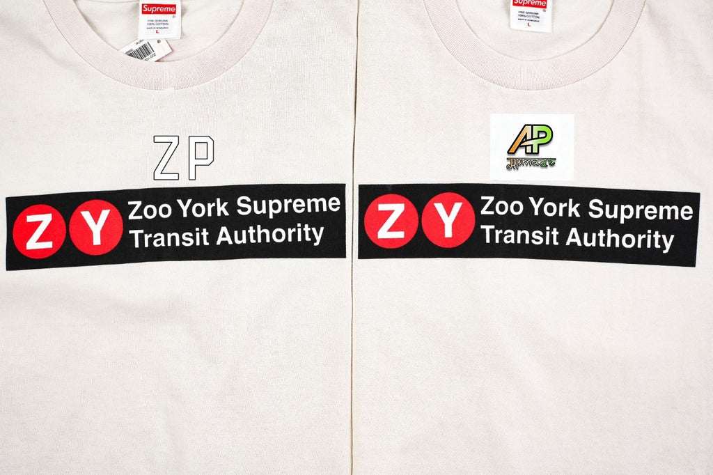 Supreme Zoo York Co-Branded Box Logo Short Sleeves T-Shirt