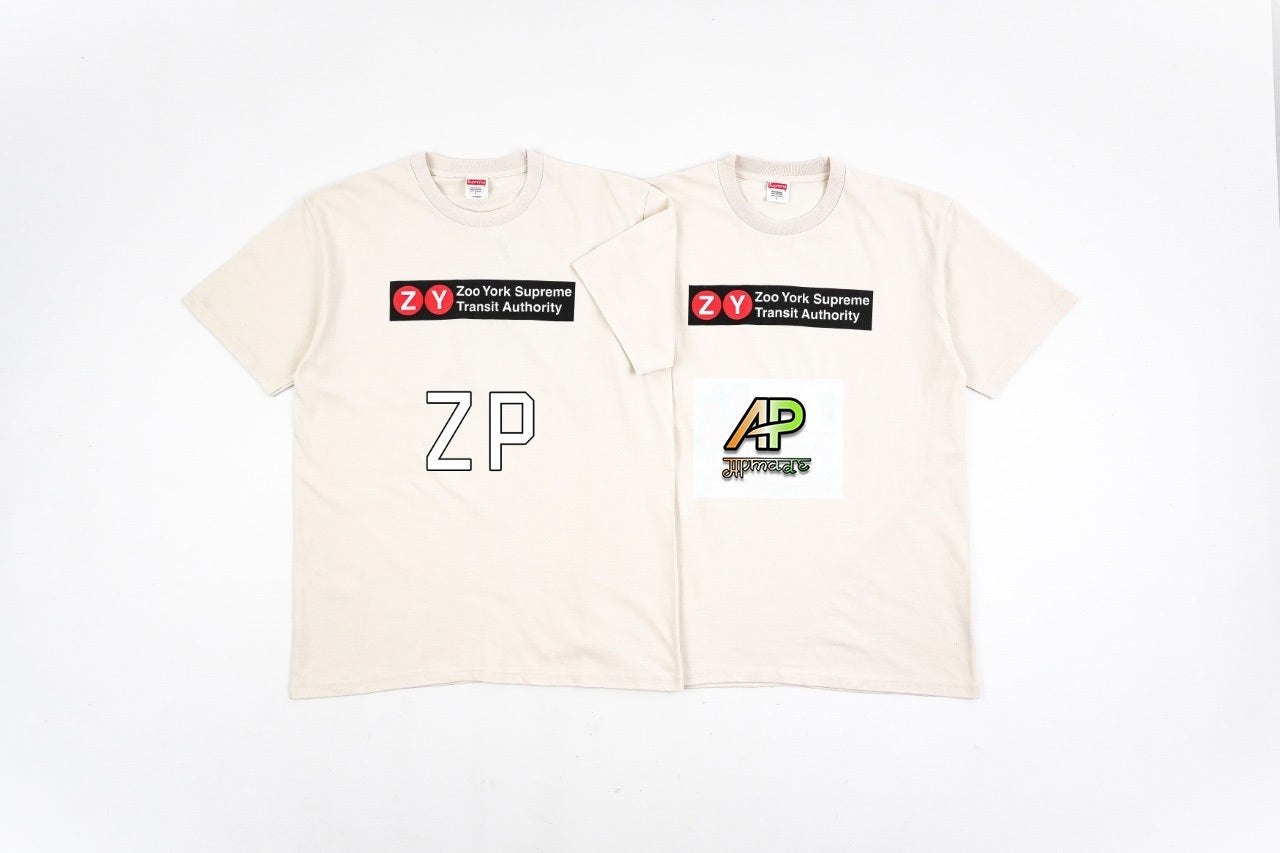 Supreme Zoo York Co-Branded Box Logo Short Sleeves T-Shirt