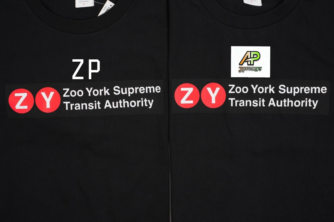Supreme Zoo York Co-Branded Box Logo Short Sleeves T-Shirt