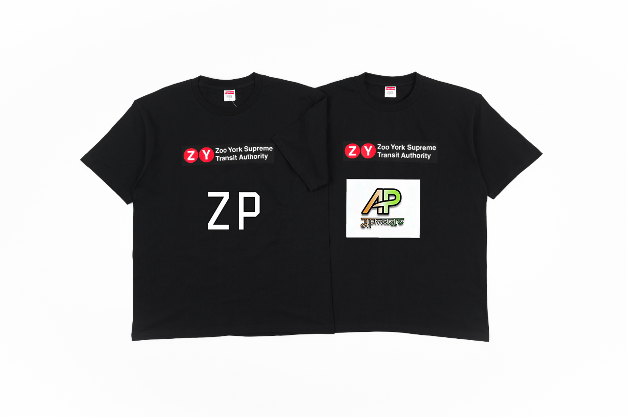 Supreme Zoo York Co-Branded Box Logo Short Sleeves T-Shirt