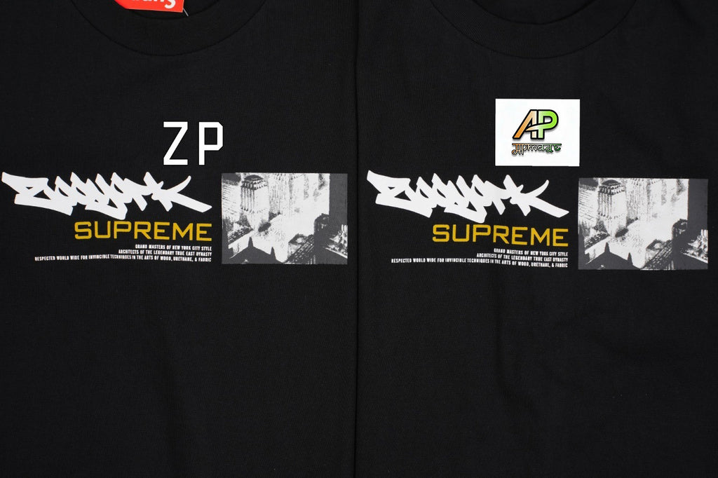 Supreme Zoo York Graffiti Landmark Short Sleeves T-Shirt