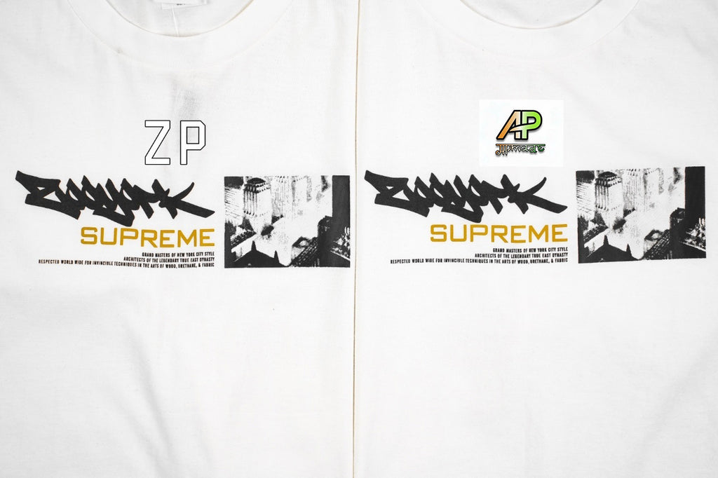 Supreme Zoo York Graffiti Landmark Short Sleeves T-Shirt