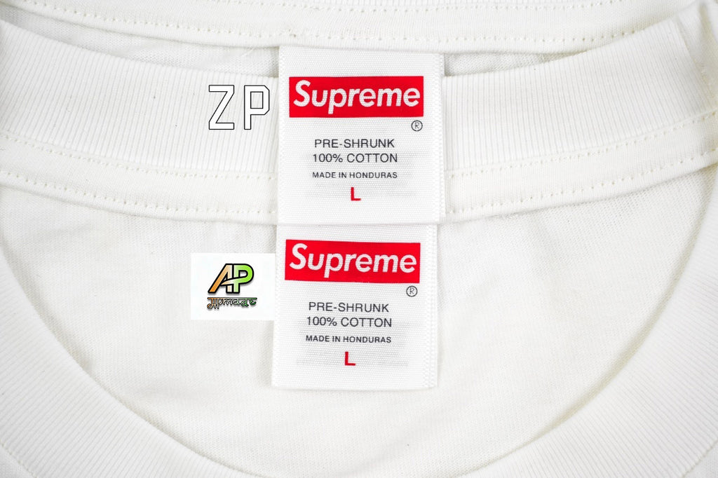 Supreme Cartoon Bear Box Logo Short Sleeves T-Shirt
