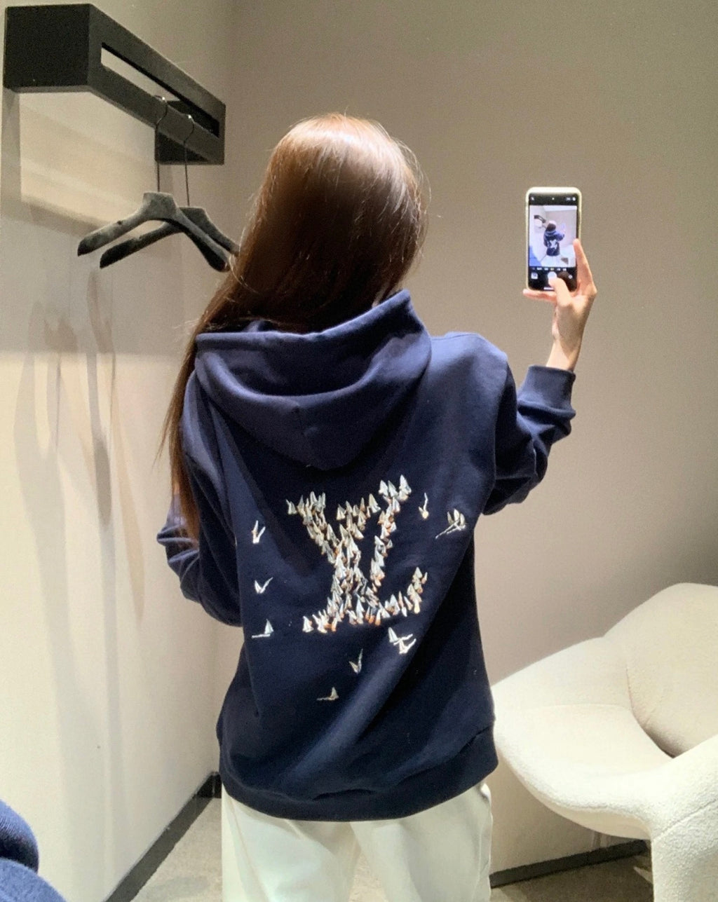 Louis Vuitton Sailboat Logo Hoodie