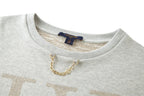 Louis Vuitton Rhinestone Crew Neck Sweatshirt