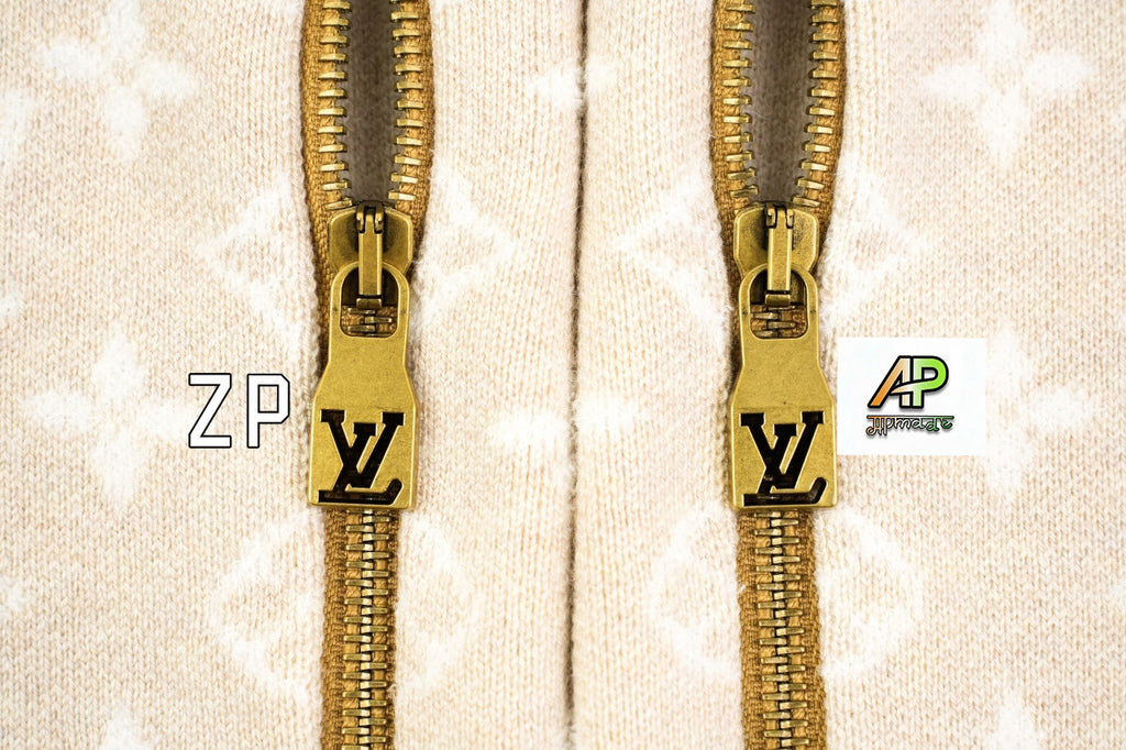 Louis Vuitton Monogram Jacquard Half-Zip Knit Sweater