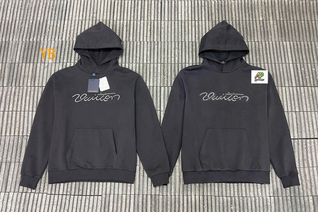 Louis Vuitton Beaded Embroidery Hoodie