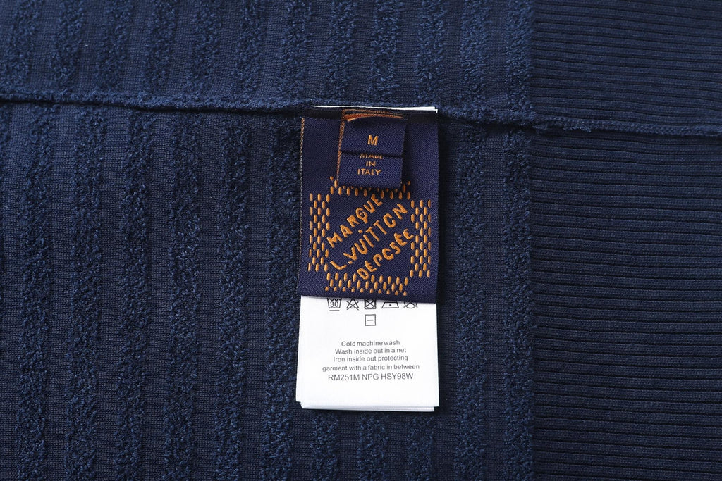 Louis Vuitton Wool Jacquard Hooded Sweatshirt