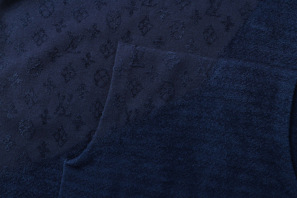 Louis Vuitton Wool Jacquard Hooded Sweatshirt