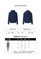 Louis Vuitton Wool Jacquard Hooded Sweatshirt