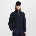 Louis Vuitton Damier Half-Zip Knit Pullover