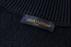 Louis Vuitton Damier Half-Zip Knit Pullover