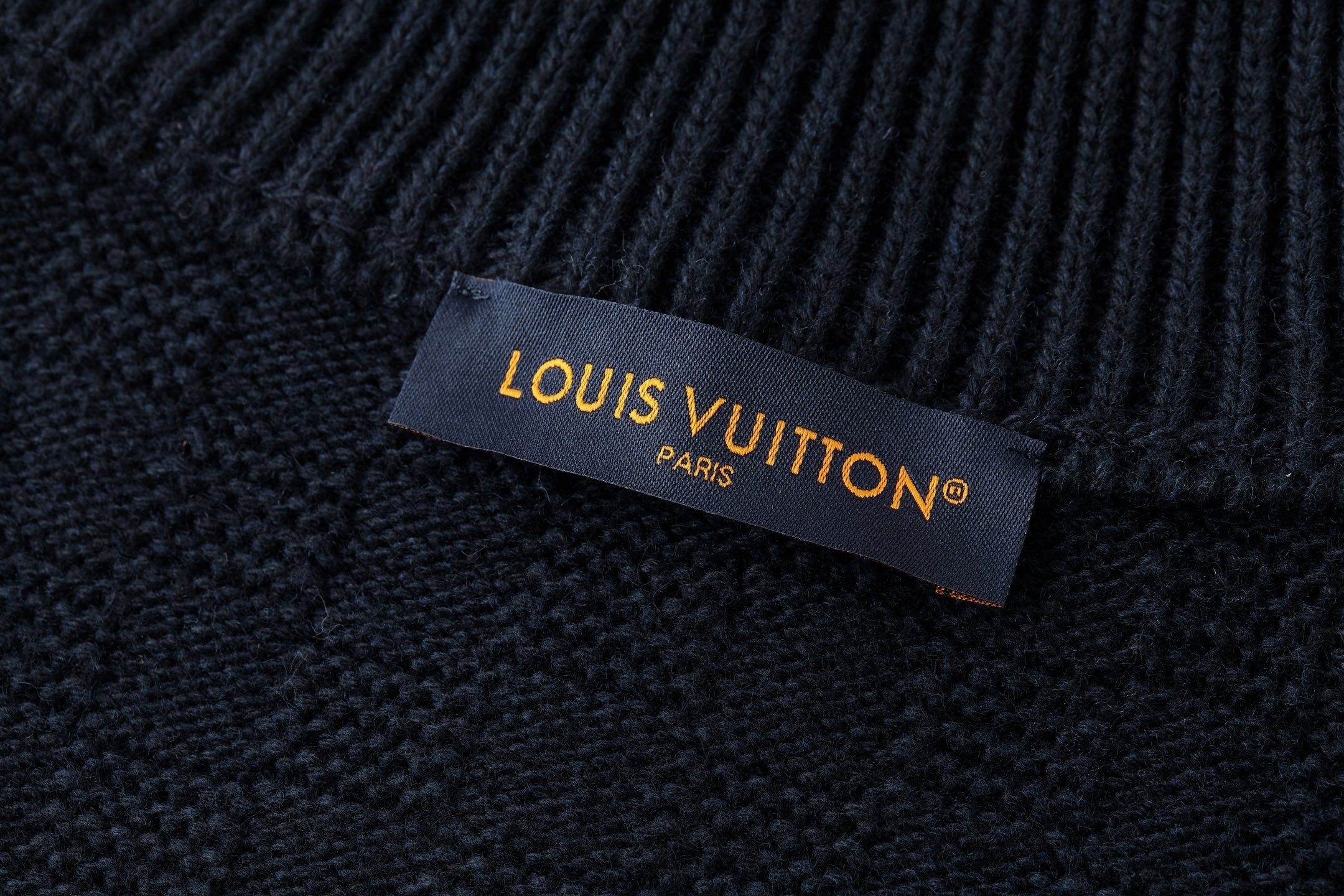 Louis Vuitton Damier Half-Zip Knit Pullover