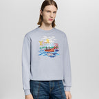 Louis Vuitton Embroidered Scenic Cotton Sweatshirt