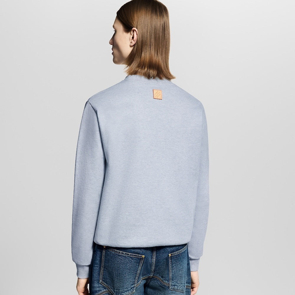 Louis Vuitton Embroidered Scenic Cotton Sweatshirt