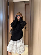 Louis Vuitton Wool Jacquard Hooded Long-Sleeve Sweatshirt