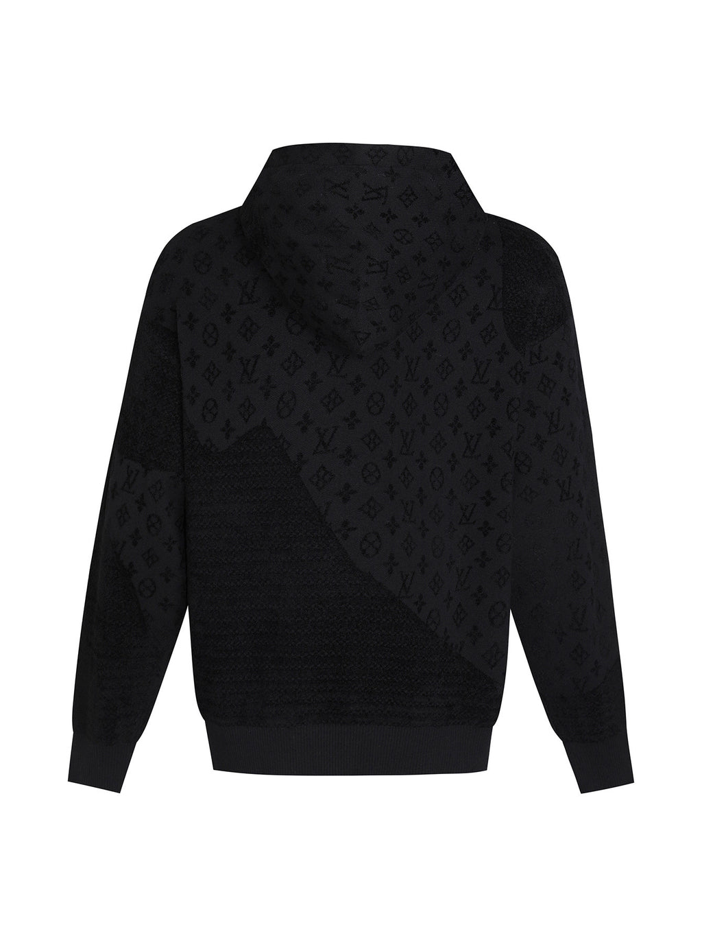 Louis Vuitton Wool Jacquard Hooded Long-Sleeve Sweatshirt