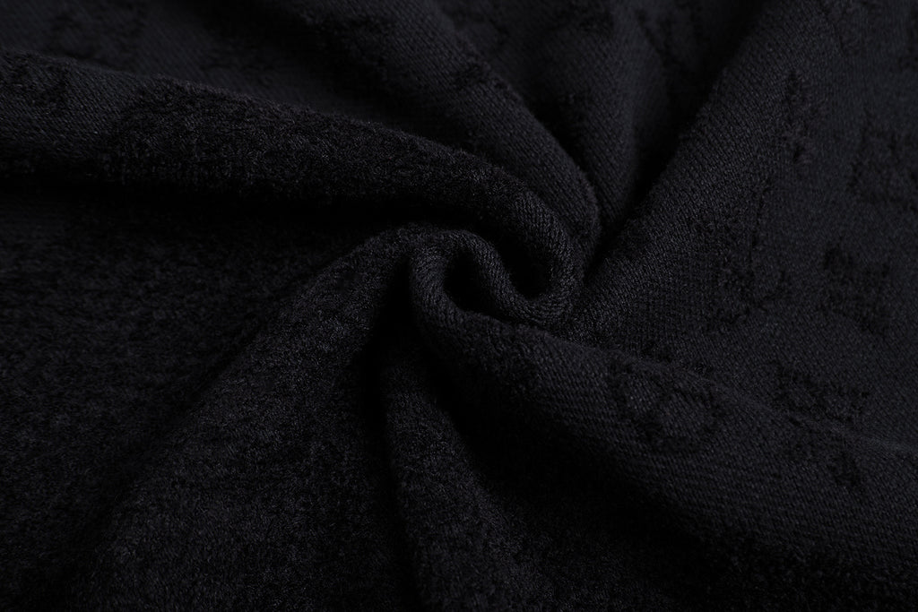 Louis Vuitton Wool Jacquard Hooded Long-Sleeve Sweatshirt