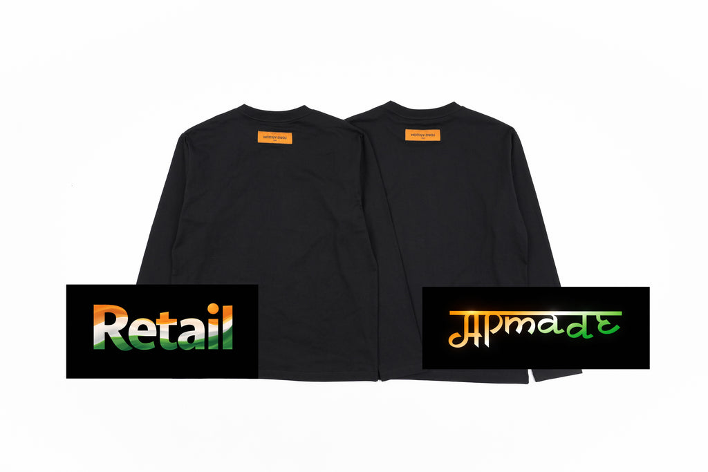 Louis Vuitton Embossed Logo Long-Sleeve Top