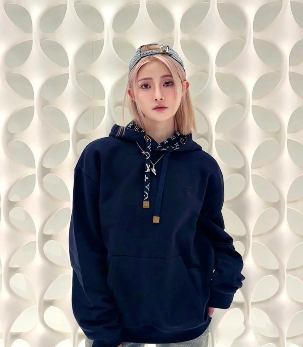 Louis Vuitton Logo Pocket Long-Sleeved Sweatshirt