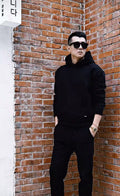 Louis Vuitton Solid Color Long-Sleeved Pullover Hoodie