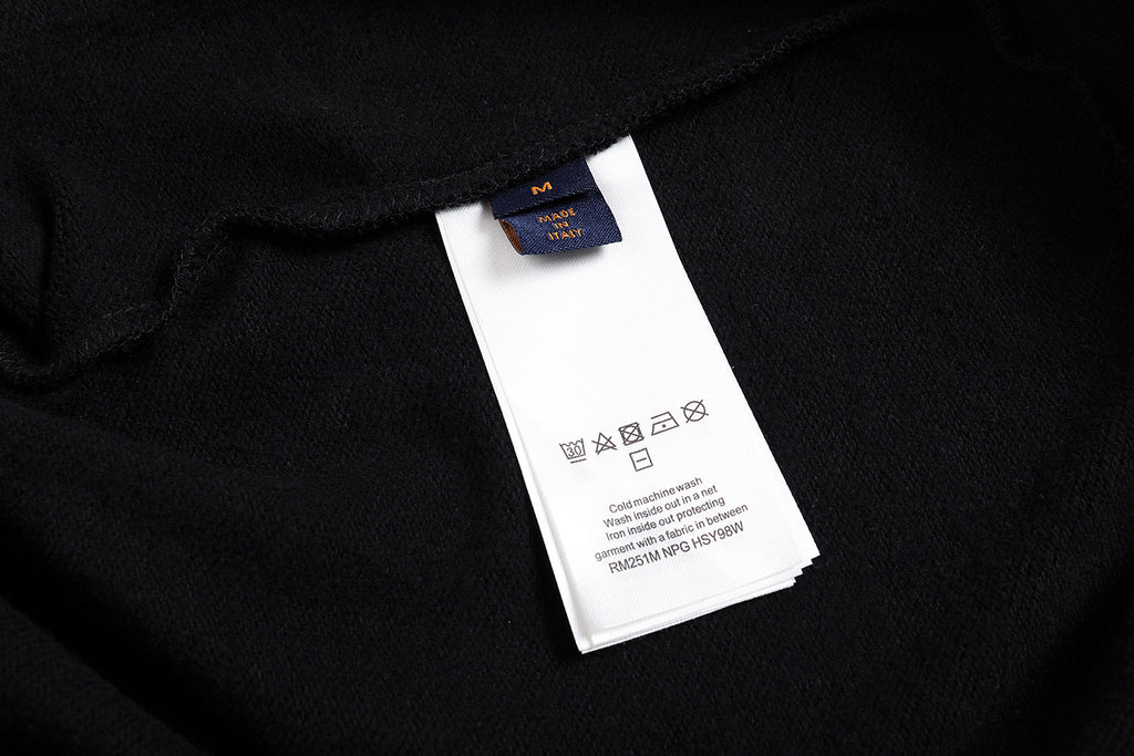 Louis Vuitton Solid Color Long-Sleeved Pullover Hoodie
