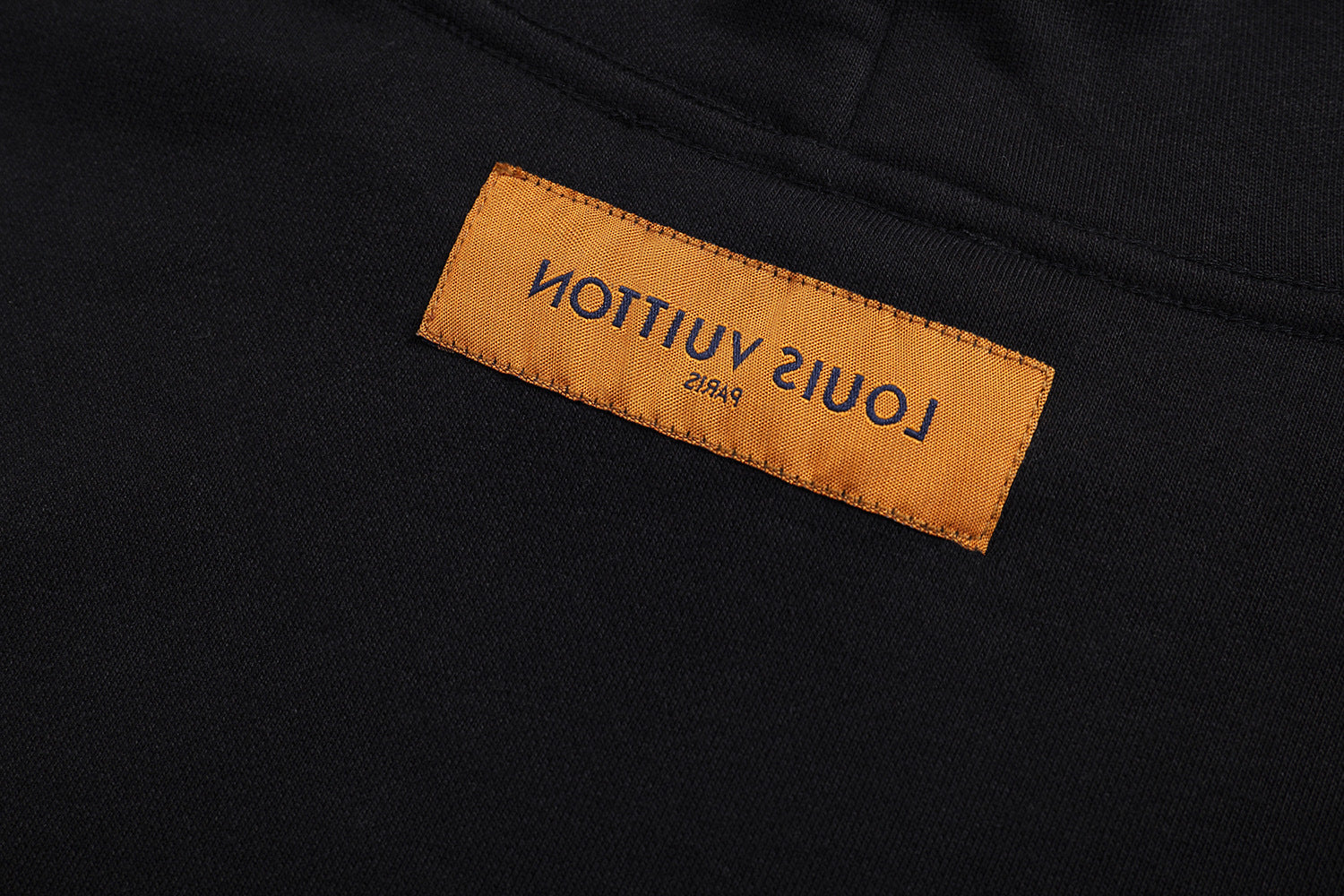 Louis Vuitton Solid Color Long-Sleeved Pullover Hoodie