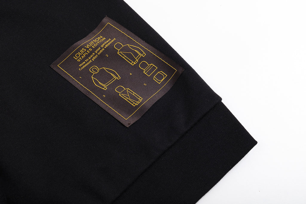 Louis Vuitton Solid Color Long-Sleeved Pullover Hoodie