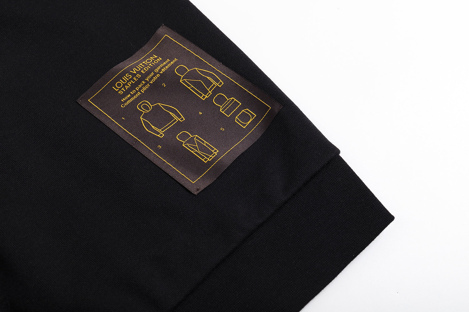 Louis Vuitton Solid Color Long-Sleeved Pullover Hoodie
