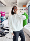Louis Vuitton Solid Color Long-Sleeved Pullover Hoodie