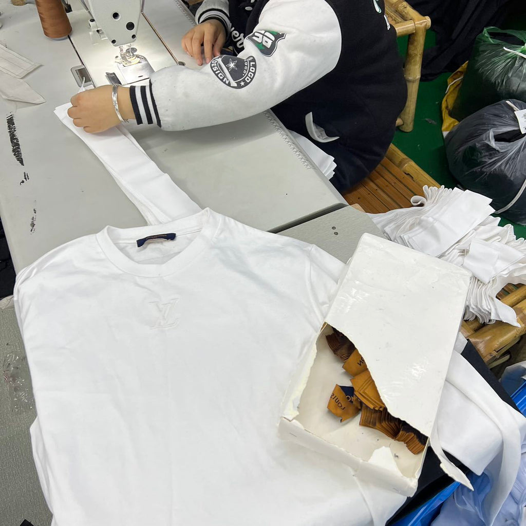 Louis Vuitton Embossed Logo Long-Sleeved Top