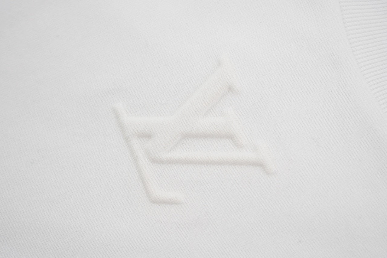 Louis Vuitton Embossed Logo Long-Sleeved Top