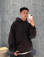Dior Printed Distressed Double-Layer Hoodie