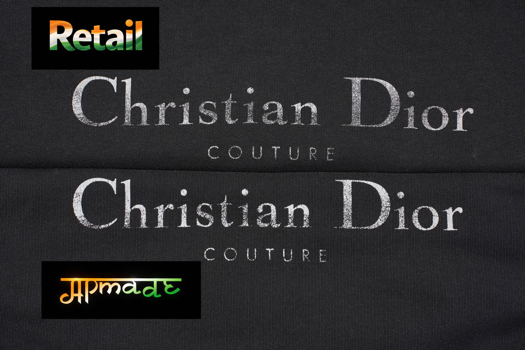 Dior Printed Distressed Double-Layer Hoodie