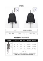 Dior Printed Distressed Double-Layer Hoodie