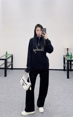 Dior 25SS Flocked Print Half-Zip Stand-Collar Sweatshirt