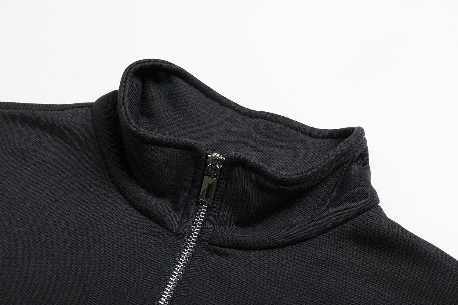 Dior 25SS Flocked Print Half-Zip Stand-Collar Sweatshirt